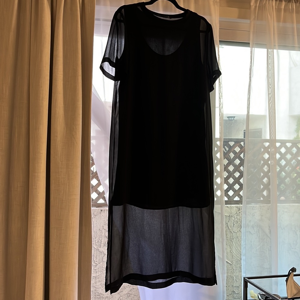 Zara lined black dress - Picture 4 of 15